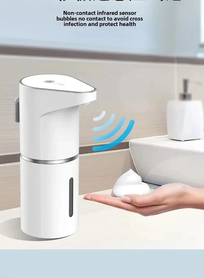 Description Picture 2 of itemIntelligent Sensor Multi-Speed Contact-Free Wall-Mounted Vertical Hand Sanitizer Bubble Machine Rechargeable Soap Dispenser