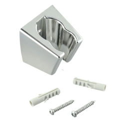 Lightweight Adjustable  Bathroom Shower Handset Holder  Head Chrome Wall Mount   Bracket ABS Plastic Shower Head Holder