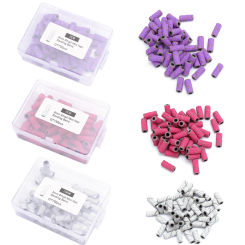 3mm Mini Zebra Nail Sanding Bands Electric Nail Machine Nail Drill Bits UV Gel Acrylic Polish Remover For Nails Accessory Tool