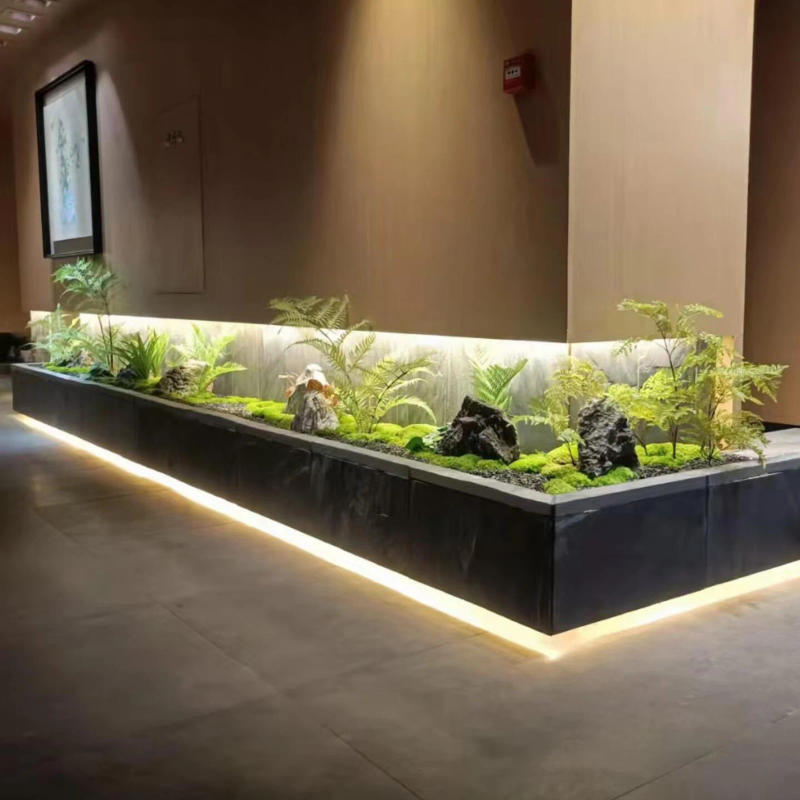 Description Picture 6 of itemArtificial Fern Leaf Persian grass Plant Wall accessories greening material DIY landscaping home garden decoration Office