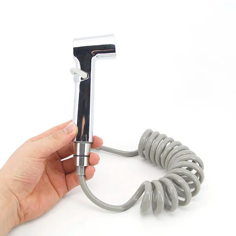Description Picture 3 of itemAdjustable silver Toilet Bidet Sprayer Hand Faucet Shower wc Head Spray Bathroom Self Cleaning Handheld For Sanitary Shattaf B4