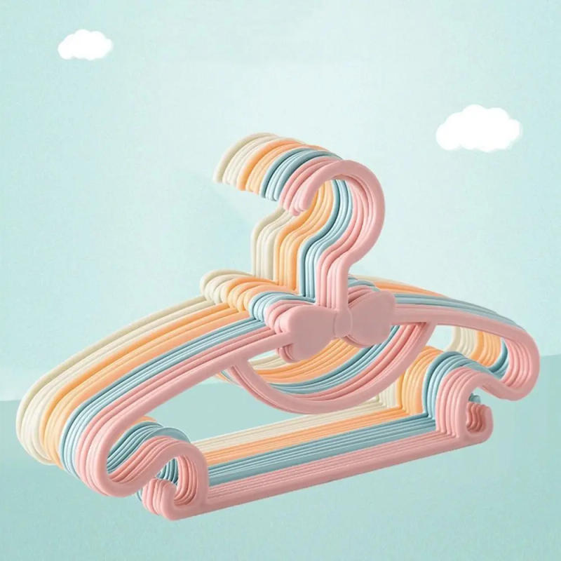 Description Picture 3 of item30Pcs Plastic Material Baby Clothes Racks Portable Cute Bowknot Clothing Hangers Non Slip Durable Closet Organizer 0-10 Years