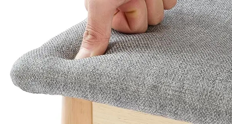 Description Picture 4 of itemVanity Stool Vanity Chair 18 Inch- Stool Chair Wood Legs, Modern Piano Bench Makeup and Foot Stool for Bedroom.