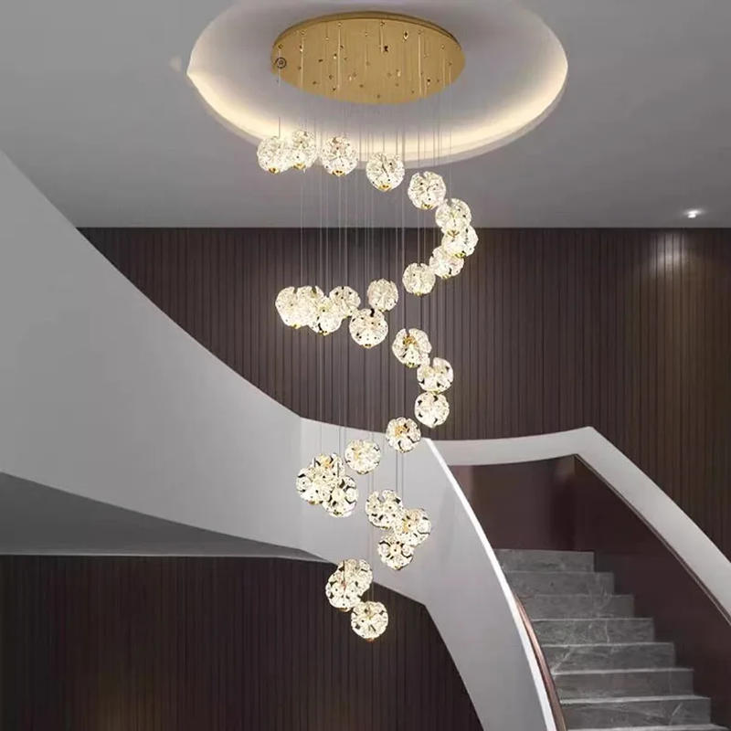 Description Picture 2 of itemNordic home decoration, stair chandelier, living room bedroom and dining room Pendant lights, ceiling light, indoor lighting