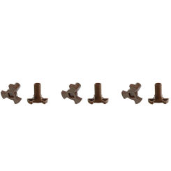 A01V-3X Microwave Turntable Coupler,Microwave Oven Roller Guide Support, Microwave Oven Rotary Core Coupling Parts