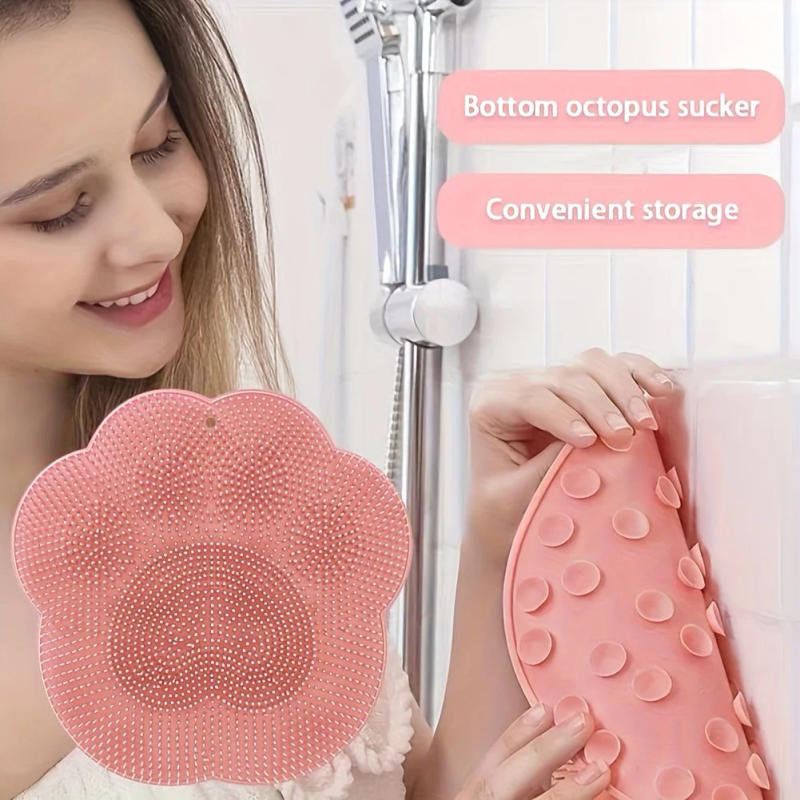 Description Picture 2 of itemBathroom foot scrub pad foot washing foot scrub remove dead skin rub foot large lazy back rub suction cup massage