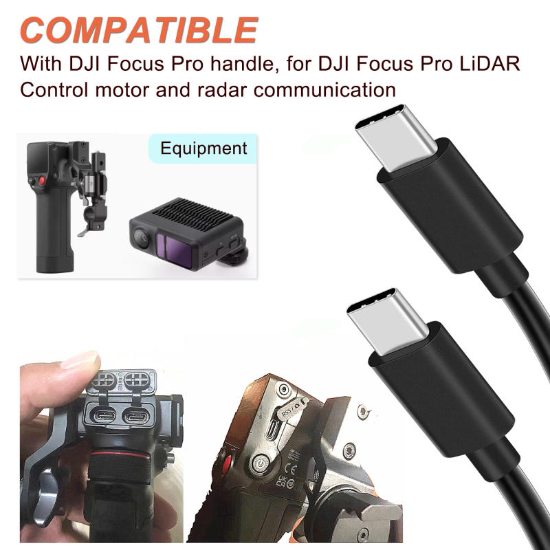 Description Picture 4 of itemFor DJI Ronin Motor/Followers Cable USB-C Cable Focus Pro/ LiDAR Multi-Function Connecting Cable 1m/39.37inch