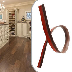 1pcs 5mm Floor Transition Strip With Adhesive Flat Laminate Floor Cover Strip Trim Threshold Sealing Gap Carpet Shielding