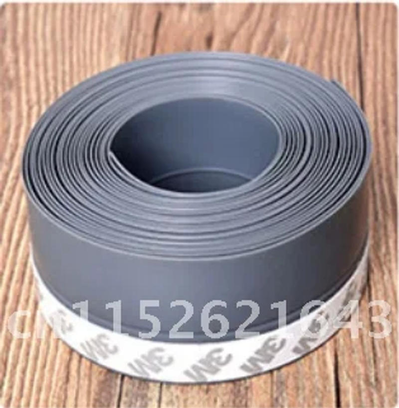 Description Picture 3 of item1M/5M Length Window Door Bottom Self Adhesive Silicone Rubber Seal Weathering Strip Door Sealing Bar Window Sealing Tape 3 Color