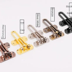 Front Door Security Safety Home Hasp Lock Metal Durable Strong Home Chain Lock Guard Catch Door Fastens Lock for Secutity Tools