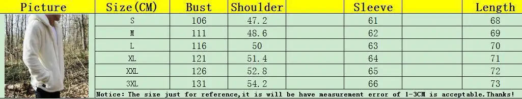 Description Picture 2 of itemAutumn Mens Warm Hooded Fluffy Fleece Jacket Large Size Long Sleeve Thick Windbreaker Fashion Loose Parka Men White Plush Coat