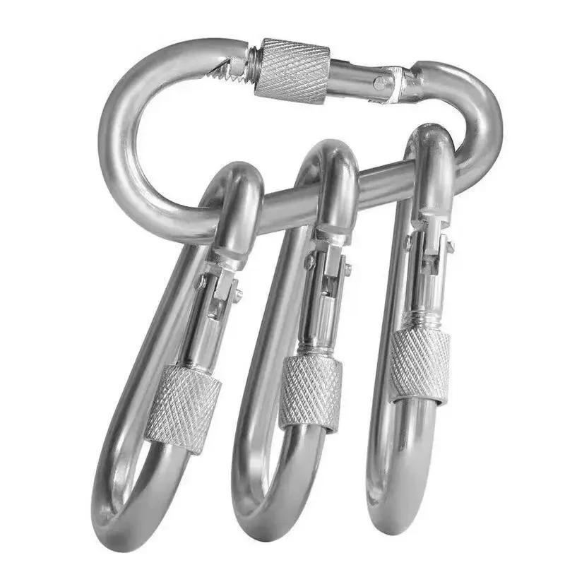 Description Picture 2 of itemM6/M8/M10 Stainless Steel 304 Carabiner Carbine Snap Hook Key-Lock