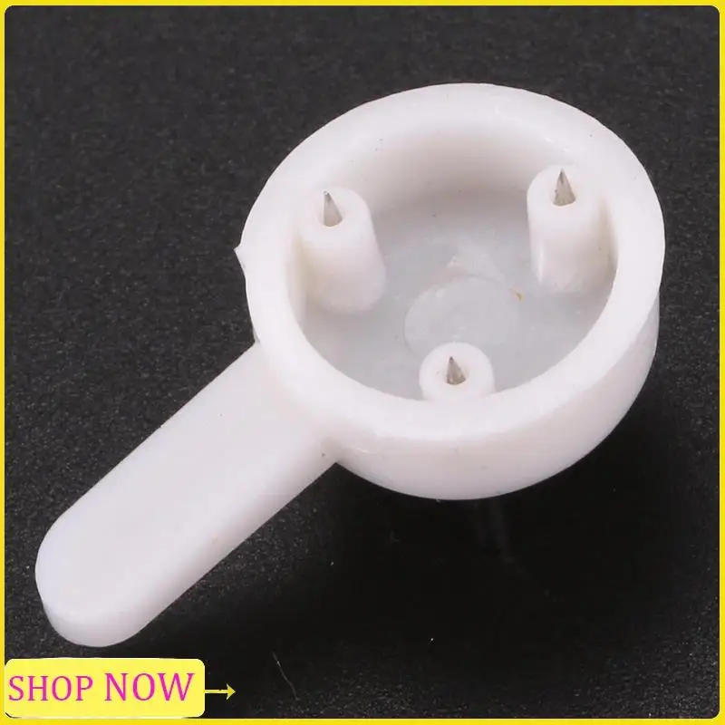 Description Picture 5 of itemEspecial 60 Pcs Plastic Heavy Wall Picture Frame Hooks Hangers 3-Pin Small White