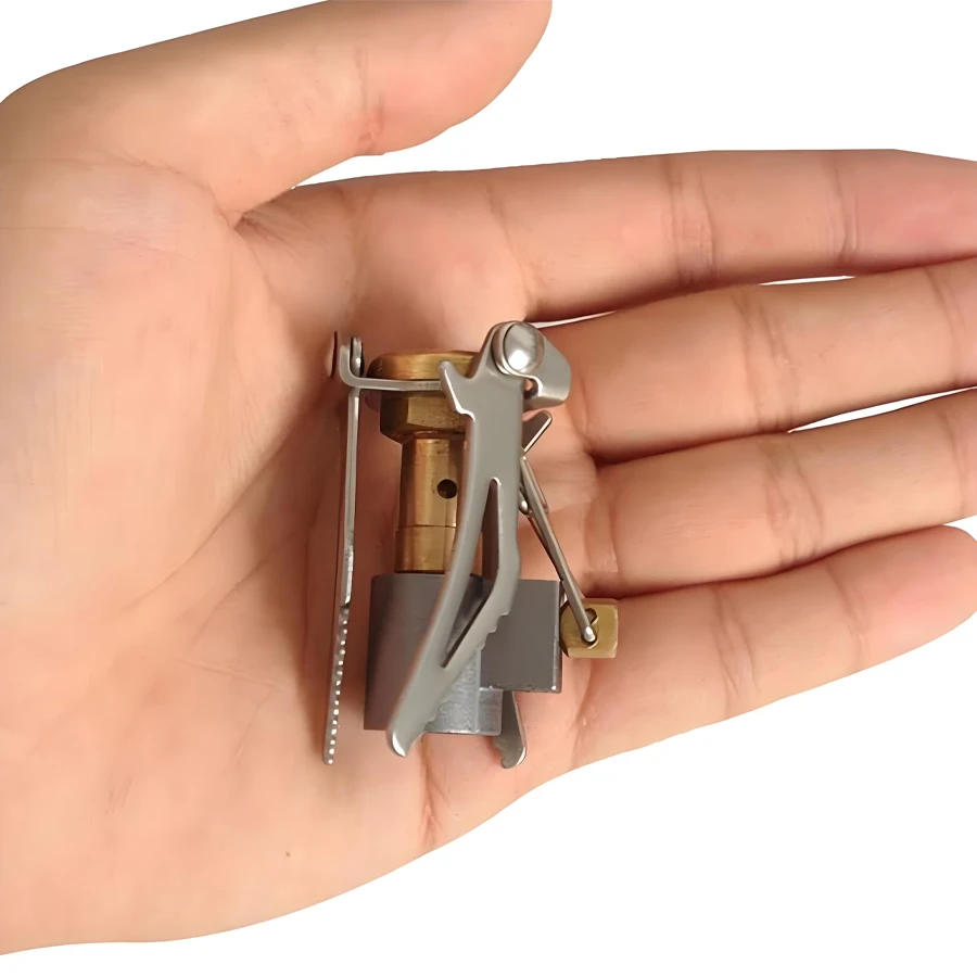 Description Picture 6 of itemUltralight Mini Camping Stove, 2600W Power Titanium Alloy Automatic Foldable Outdoor Cookware Tool for Picnic, Cookout,  Hiking