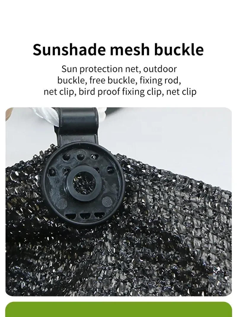 Description Picture 2 of itemHome Parasol Gazebo Camping Shade Outdoor Terrace Awning Garden Sunshade Awnings Plastic Clip Shadow Supplies Buildings Mesh