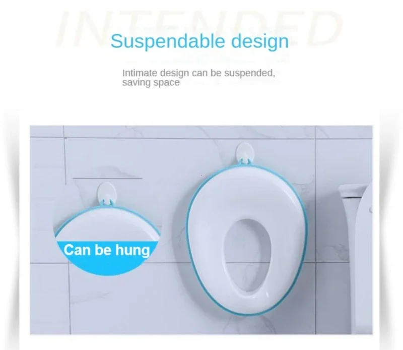 Description Picture 3 of itemPVC Soft Pad Infant Toilet Seat Children's Universal Toilet Seat Baby Toilet Training Toilets Seat Portable And Easy To Wash