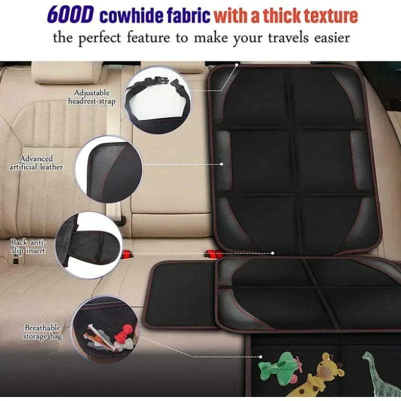 Description Picture 4 of itemBaby Seat Cover Interior Car Seats Cover Protector Universal Auto Seat Cover Protector For Baby Kids Storage Toys Anti Scratch