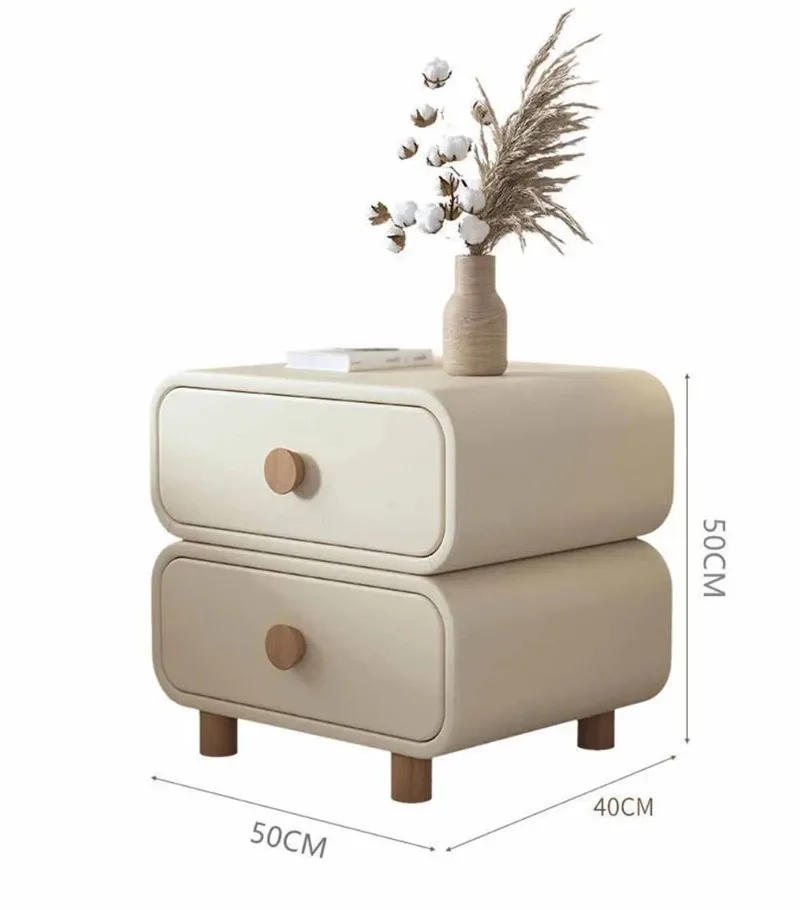 Description Picture 2 of itemNordic Cabinet Side Bed Tables Night Stand Table Room Wooden Storage Interior Furniture French Style Mid-century Bedside Bedroom