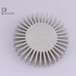 COB Radiator Diameter 50mm 3~7W High Power Led Heatsink Sunflower Solid Radiator Round Alloy Aluminum