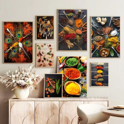 1PC Spices Makes The World Tasty In 2023 Poster Self-adhesive Art Waterproof Paper Sticker Coffee House Bar Room Wall Decor