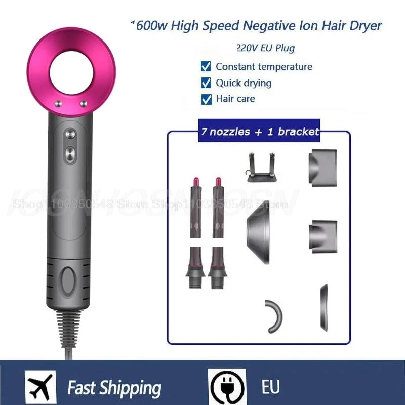 Description Picture 3 of itemSuper Hair Dryer 220V Leafless Hair dryer Personal Hair Care Styling Negative Ion Tool Constant Anion Electric Hair Dryers