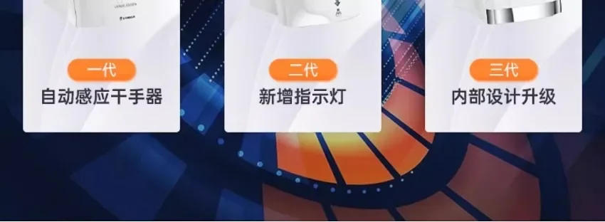 Description Picture 4 of itemHand dryer fully automatic induction hand dryer bathroom hand drying machine 297