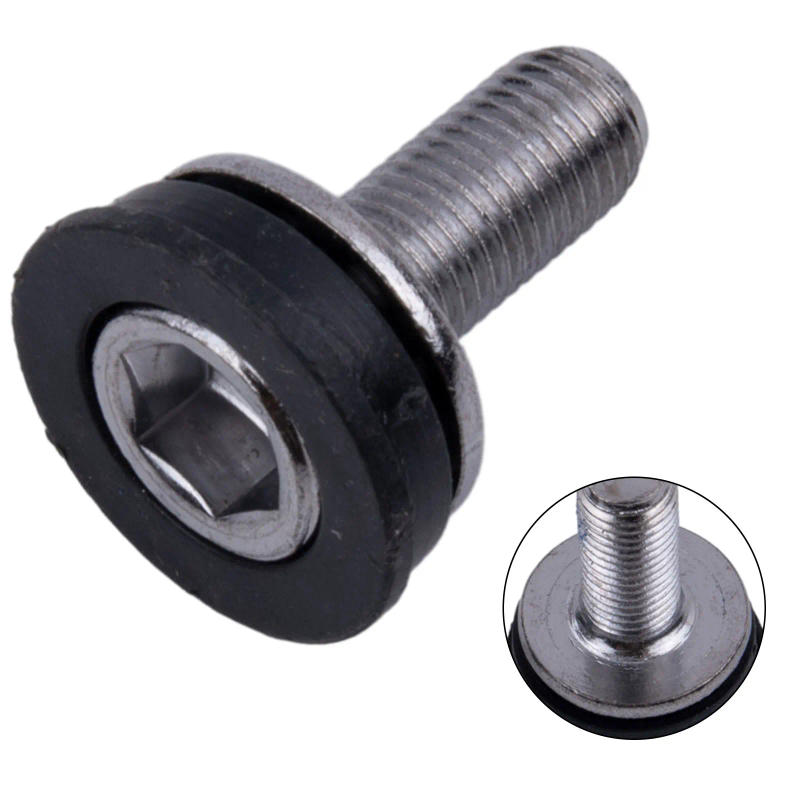 Description Picture 6 of item2 Pcs Bicycle Bottom Bracket Axle Bolts Bikes Crank Screws Mountain Road M8 Screw Rustproof Bikes Parts Accessories Black