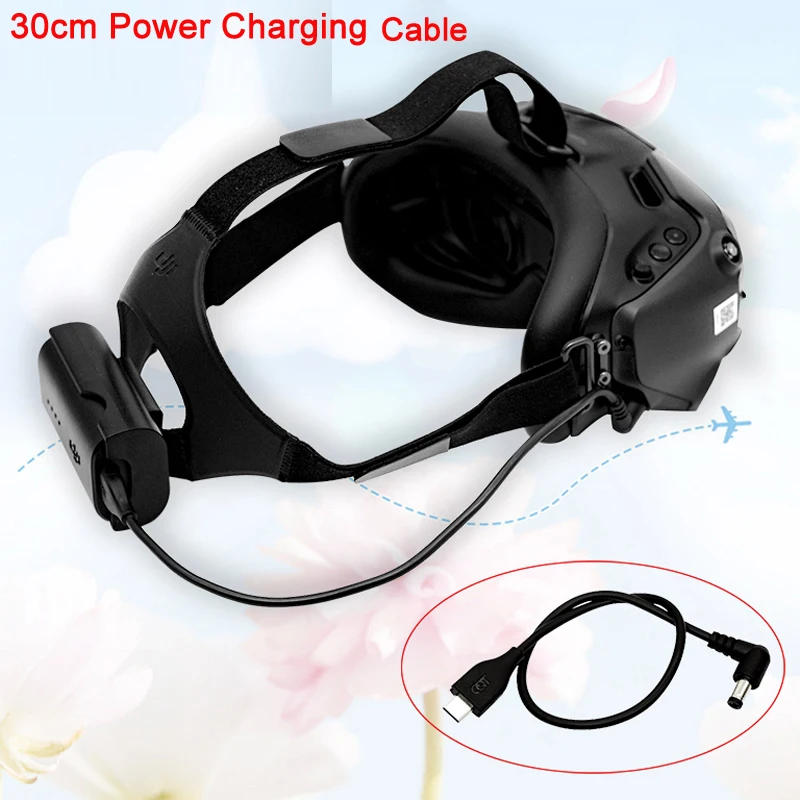 Description Picture 6 of item30CM Charging Cable Power Supply Wire For DJI FPV Combo Drone Goggles V2 Battery power supply Line Repair Replacement
