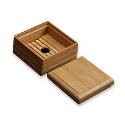 Bamboo Soap Box Lightweight Tray Holder Waterproof Storage Rack Soap Dish