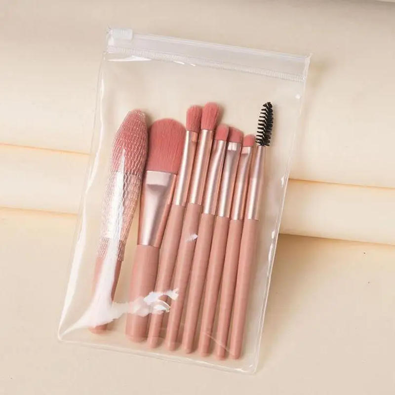Description Picture 6 of item8PCS Portable Makeup Brush Set Soft Makeup Concealer Brush Blush Loose Powder Eye Shadow Foundation Brush Beauty Tools