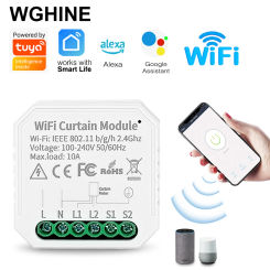Tuya WiFi Curtain Blinds Module Switch Roller Shutter Motor Smart Life App Remote Control Voice Control with Alexa Google Home