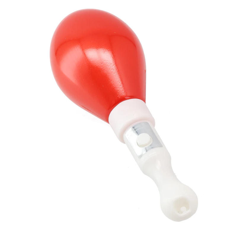 Description Picture 2 of itemMulti Color LED Maracas Flashing Light Lamp Sensory Glowing Sand Hammer Shaking Toy Percussion Instruments For Concerts Parties