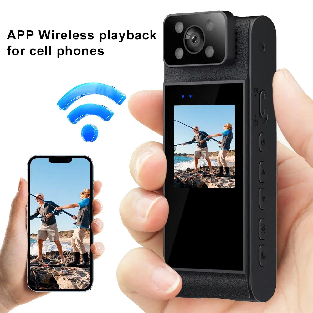 Description Picture 4 of itemWifi 4K HD Mini Camera Portable Digital Video Recorder Body Camera Night Vision DVR Miniature Camcorder New 2024