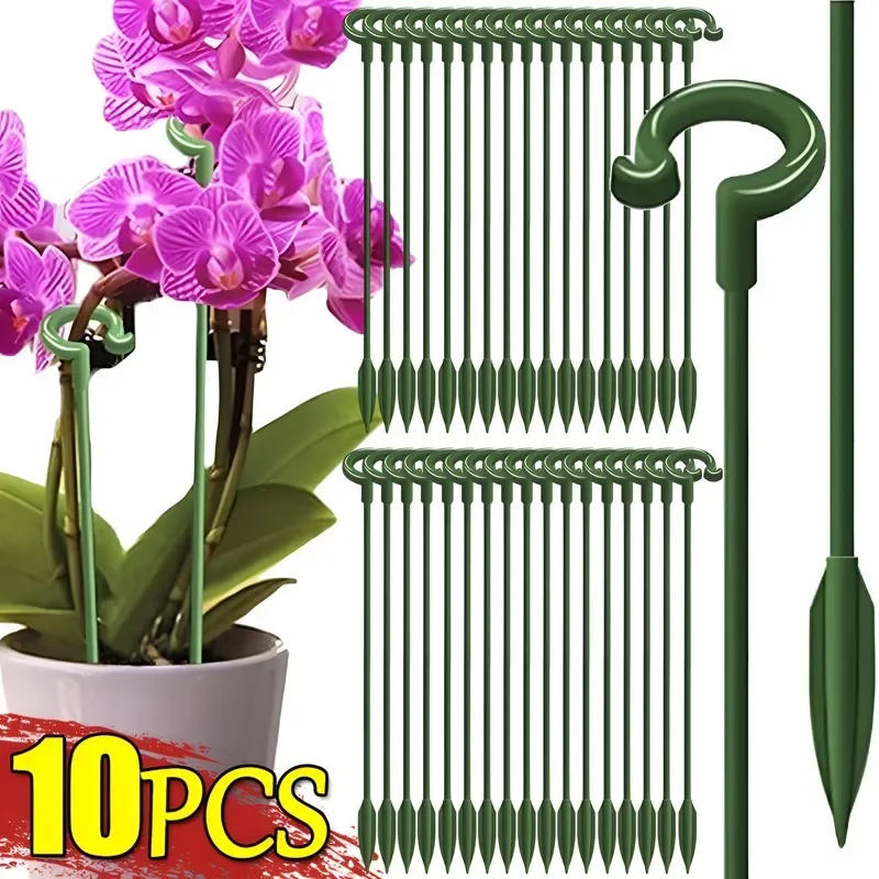 Description Picture 4 of item10/1pcs Plastic Plant Supports Sticks Flower Stand Reusable Protection Fixed Tools Gardening Supplies Vegetable Holder Bracket