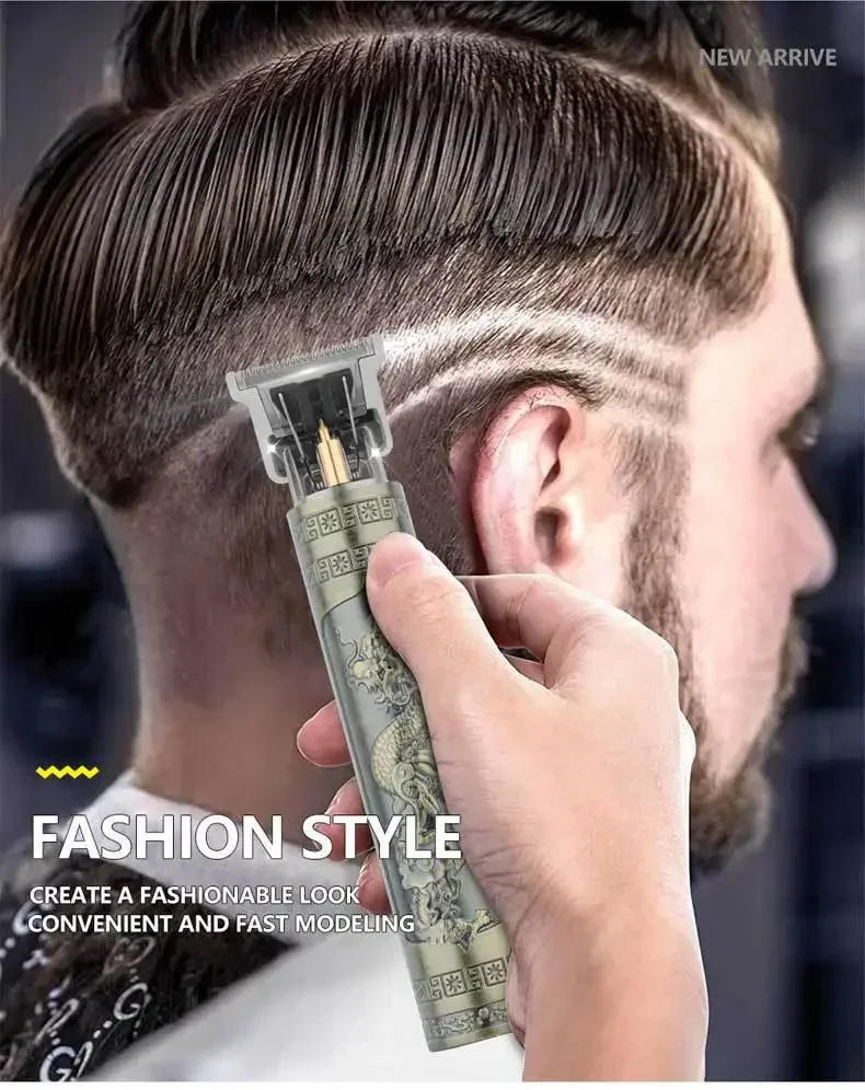 Description Picture 4 of itemRetro T9 Original Haircutting Machine Set Jackets Trimmer Men's Electric Shaver Male Lence Pro Barber Shaver for Sensitive Areas