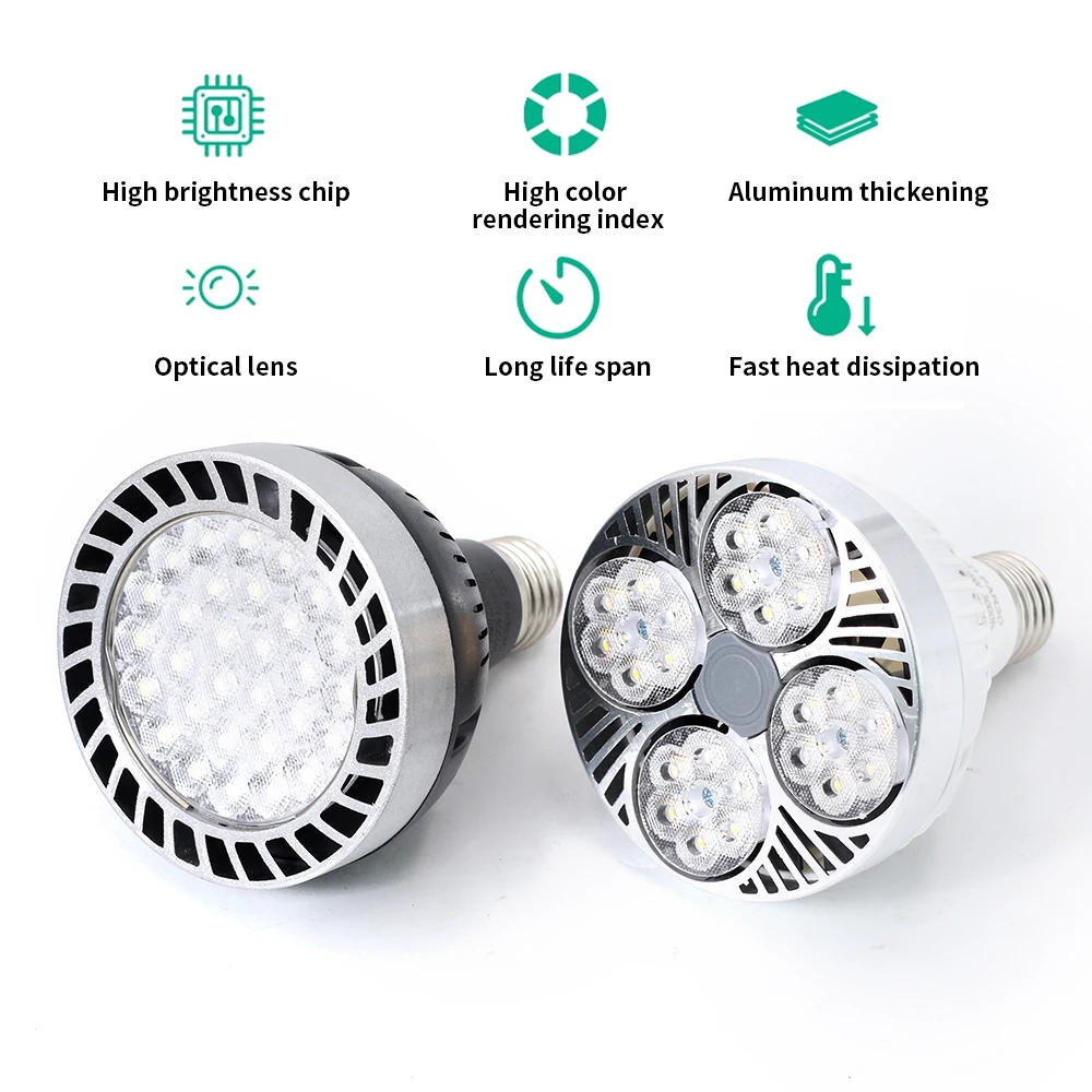 Description Picture 5 of item20 Pcs 35W Led High Power PAR30 Light Bulb E27 3000K/6000K Bright Light Energy-saving Lamp 220V Spotlight Lighting
