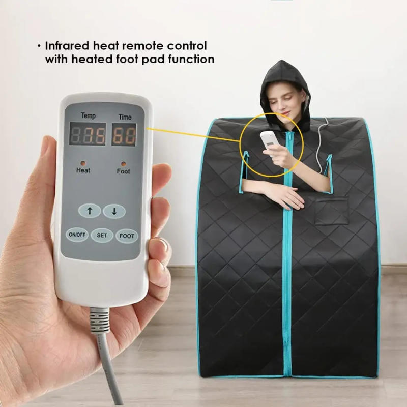 Description Picture 4 of itemPortable Personal Sauna with Far Infrared Carbon Panels Heated Foot Pad Body Therapy Enjoy Home SPA Relaxtion Detox
