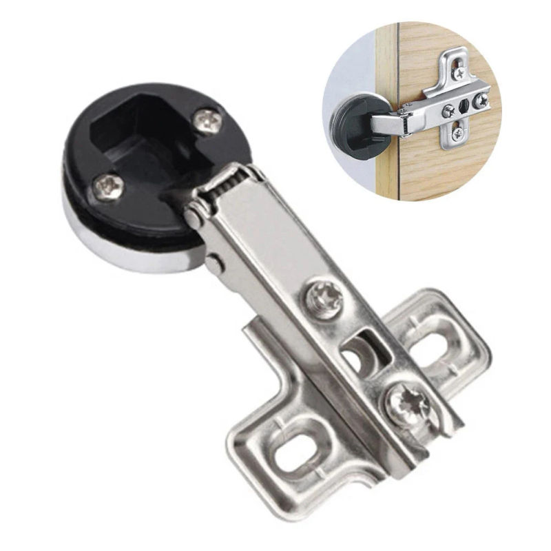 Description Picture 2 of itemCabinet Door Hinge 26mm Glass Door Hinge Furniture Hardware Built To Last High-quality Plastic Precision Crafted