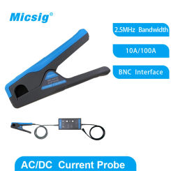 Micsig CP2100A CP2100B AC/DC Current Probes 2.5MHz 10A/100A Maximum Measurable Current 100Apk 70.7Arms (DC+ACpk) 2024