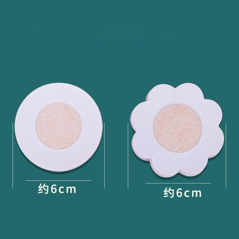 Description Picture 6 of item10-50pcs Women Nipple Pasties Cloth Nipple Cover Teat Hide  Piece Breast Petals Invisible Bra Padding Chest Sticker Patch Covers