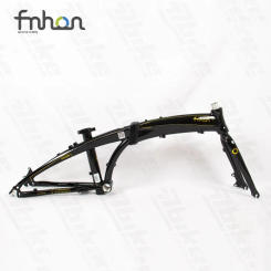 Fnhon Tornado 20" 406 451 Folding Bike Frameset Alloy Frame Fork Disc Brake V Brake Bicycle Foldable Frame