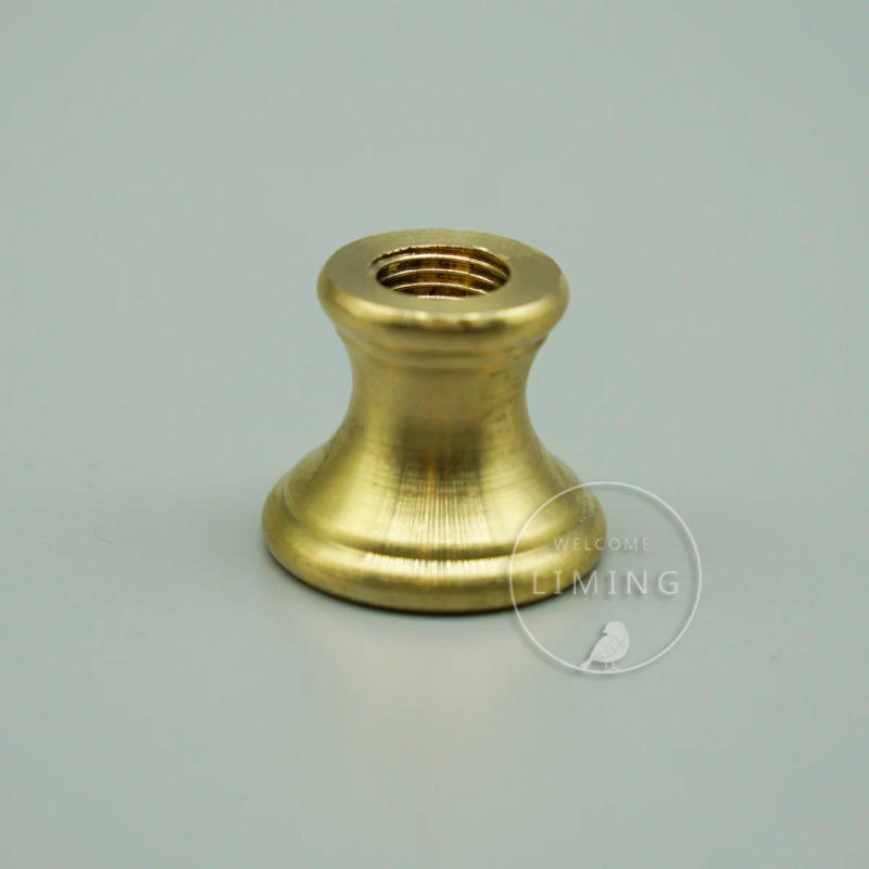 Description Picture 2 of itembrass M10 inner tooth connector nut  threaded tube  trumpet-shaped connector adapter   lighting hardware accessories