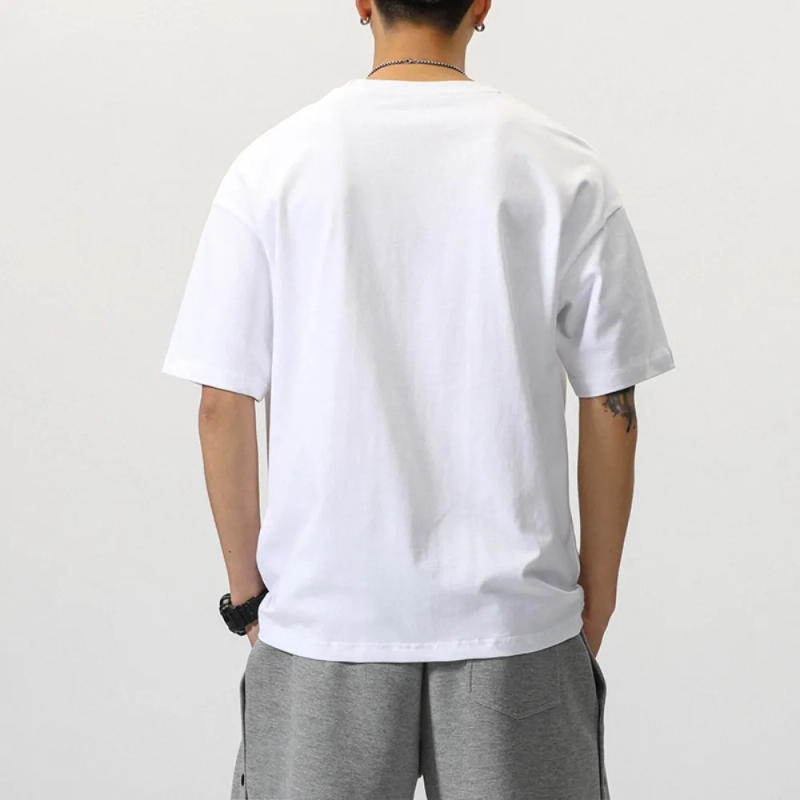 Description Picture 6 of itemSoft Loose Cotton T-shirt Short Sleeve Cartoon Plus Size Pullover Shirt Ins O-neck Couple Clothing Tees Travel