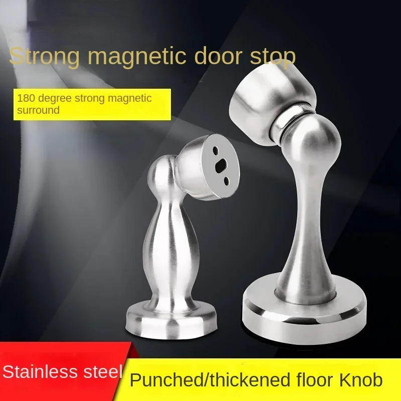 Description Picture 6 of itemDoor Stopper Magnetic Holder Stainless Steel Stainless  Magnetic Non-Punch Promotion Home Wall Wholesale Floor Absorb Sucktion