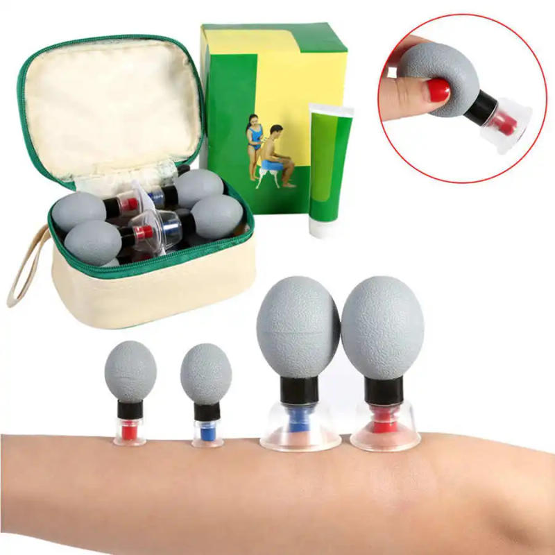 Description Picture 5 of itemAcupressure Suction Cup 18pcs/12pcs/8pcs Vacuum Cupping Promote Blood Circulation Magnetic Therapy Suction Cup Set Massage Jars