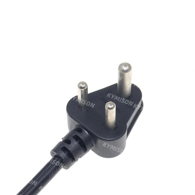 Description Picture 4 of itemIndia Standard Power cord, Type D Adapter Plug to IEC320 C13 Kettle Power Supply Cables,ISI Power Cable,110~250VAC 10~15A 1.5m