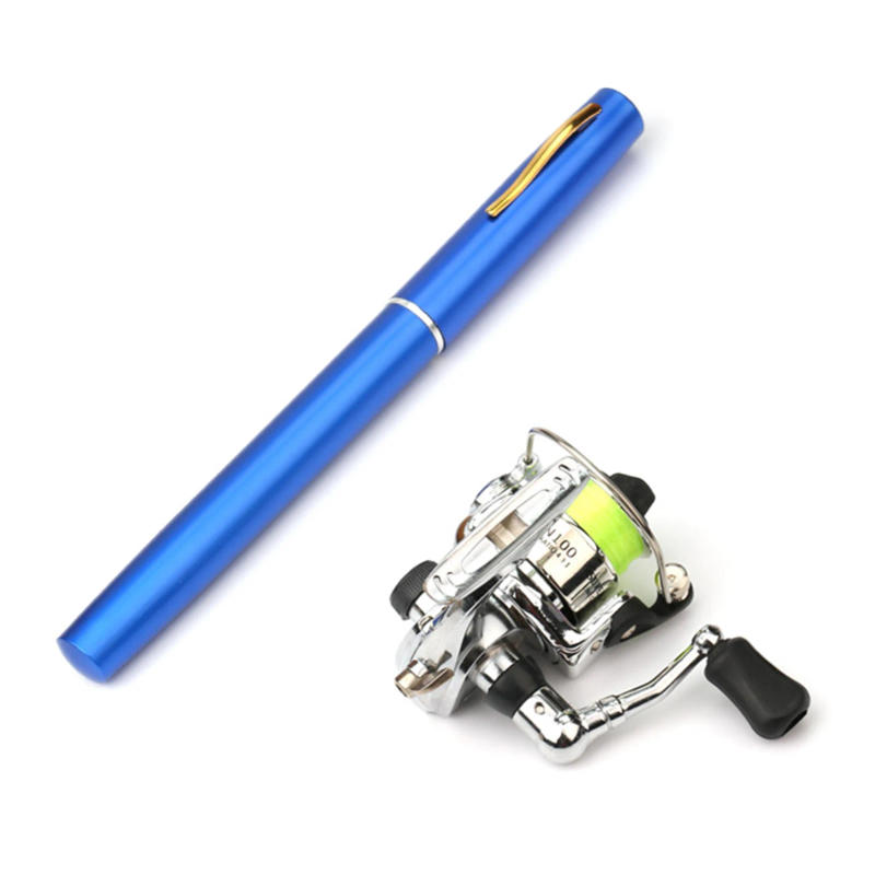 Description Picture 6 of itemPocket Collapsible Fishing Rod Reel Combo Mini Pen Fishing Pole Kit Telescopic Fishing Rod Spinning Reel Combo Kit