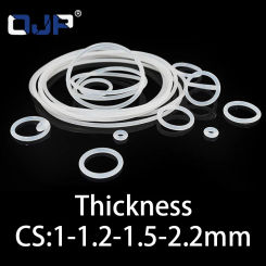 O-ring CS 1/1.2/1.5/2.2mm silicone VMQ sealing ring high temperature resistant gasket waterproof and elastic in specifications