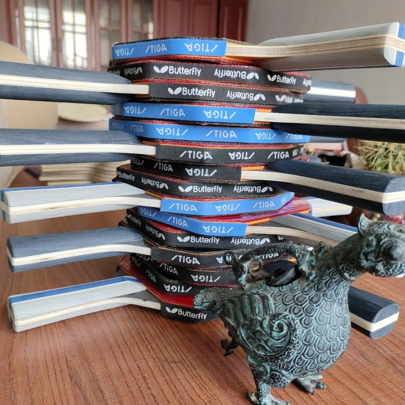 Description Picture 5 of itemCybershape Table Tennis Racket Professional Carbon Offensive Ping Pong Racket Paddle With Sticky Rubber