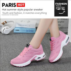 Wholesale Of Foreign Trade, Cross-border Distribution Of Spring And Summer Air Cushion Running And Flying Woven Sports Shoes